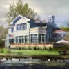 10.plans for rural villas/family houses