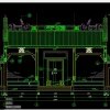 Guangdong ancestral hall CAD drawings