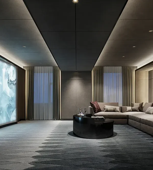 Home theater decoration