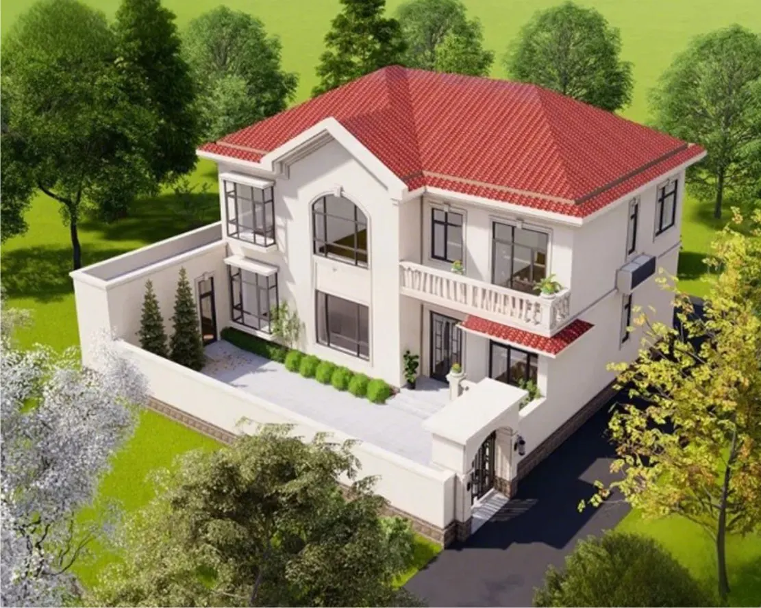 Download of plans for rural villas, self - built houses and single - family houses