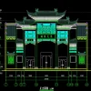 Jiangxi ancestral hall CAD drawings