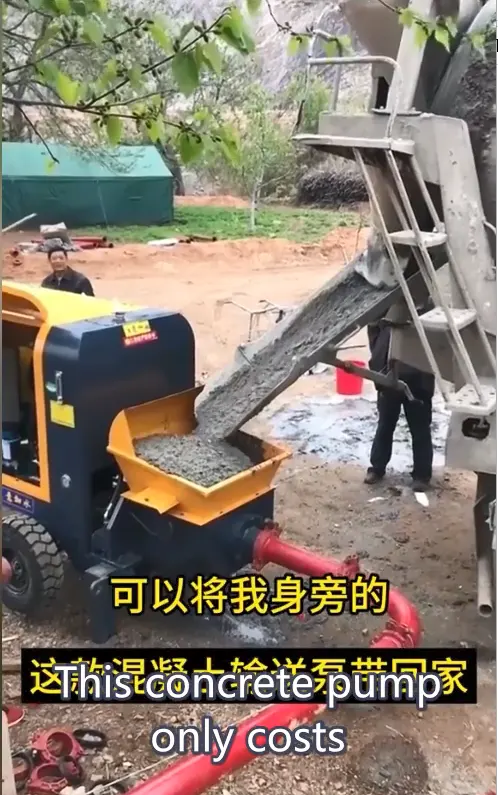 Small Concrete Pump