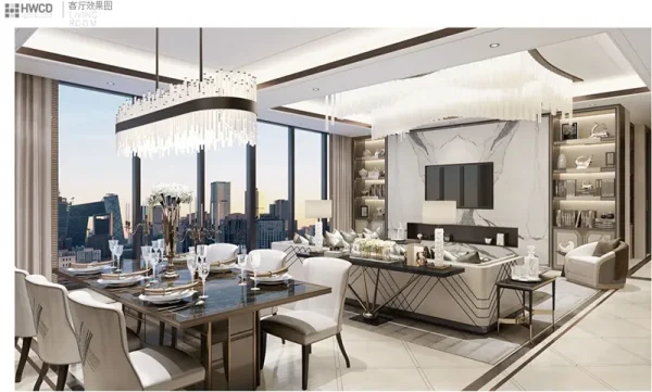 Renovation of the sky - high restaurant