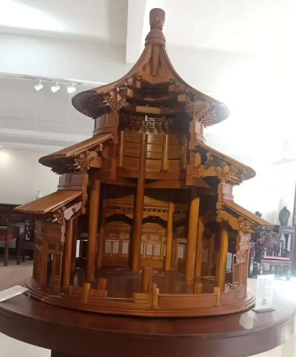 Custom Wooden Temple of Heaven Model